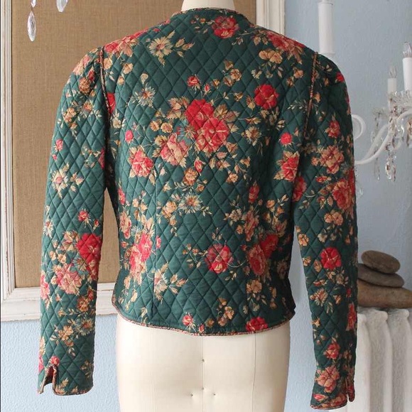 Vera Bradley Jackets & Coats Vintage 7s Vera Bradley Quilted Jacket