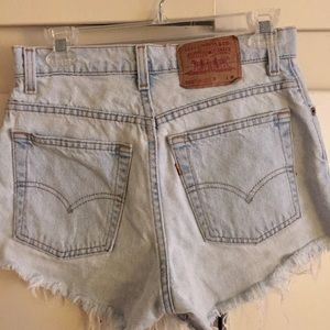 Vintage Levi's 550 Hugh Waist Cutoff Shorts