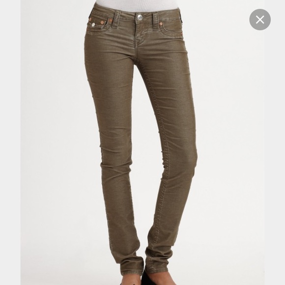 $198 True Religion Jodie Skinny Cords, 25! - Picture 2 of 4