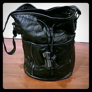 Billabong faux leather bucket bag