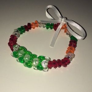 Beaded bracelet.