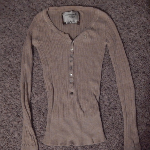 Abercrombie and Fitch button long sleeve shirt
