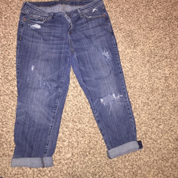 Boyfriend crop jeans