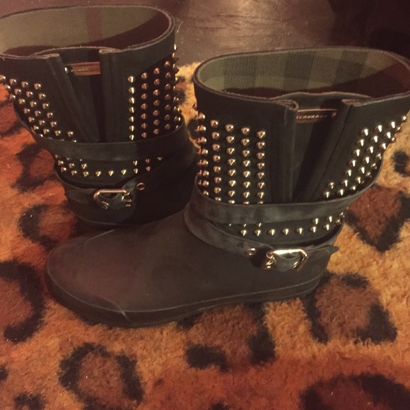 Burberry Motorcycle Rainboots