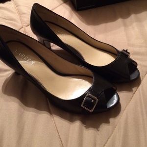 Lauren Ralph Lauren Damaris Pump,Black,10 B US
