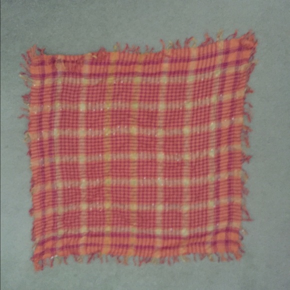ClosetClosing in 24 hrs! Square Orange & Red Scarf - Picture 2 of 2