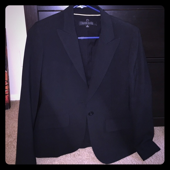 Black suit jacket