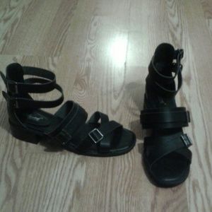 Gladiator sandals.