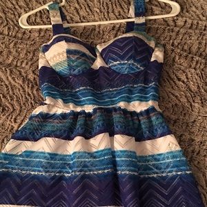 Blue striped Charlotte Russe dress!