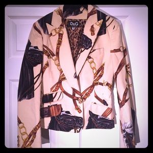 "Horseback rider " velvet blazer. D&G, 28/42