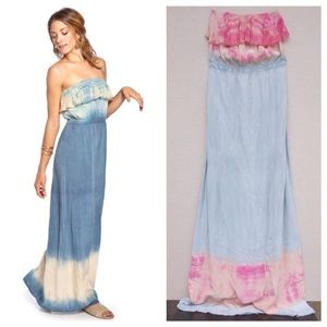 Gypsy 05 Halo Ruffle Tube Maxi Dress