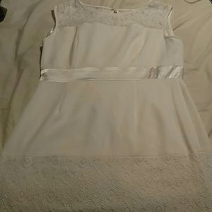 Beautiful cream lacy dress