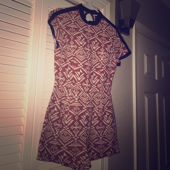 Aztec like designed romper