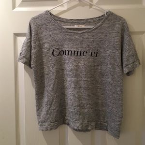 Madewell linen top - comme ci comme ça