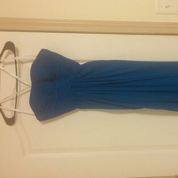 Floor length bridesmaid dress. - Picture 2 of 4