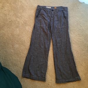 Anthropologie linen pants