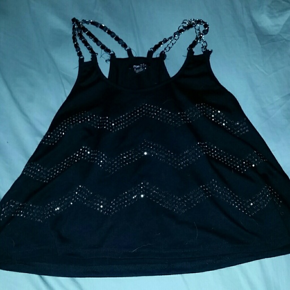 Black cute tank top