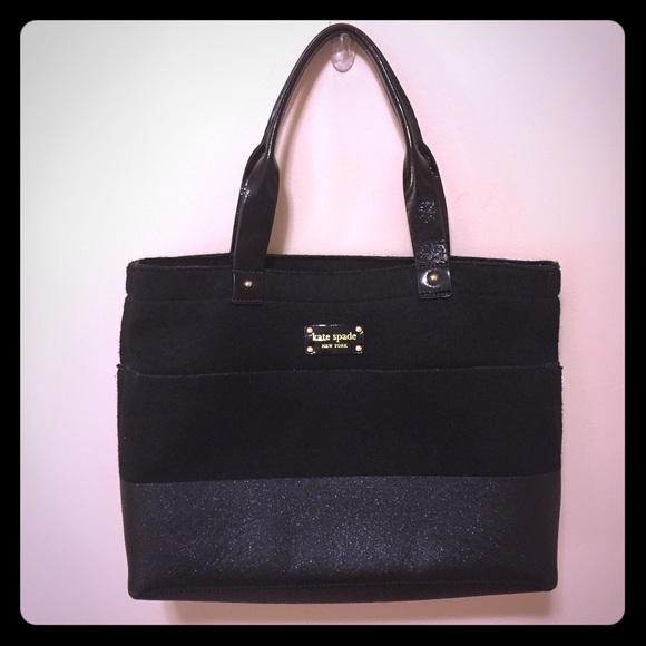 kate spade Handbags - RARE Kate Spade Quinn Dipped Frosted Felt Tote