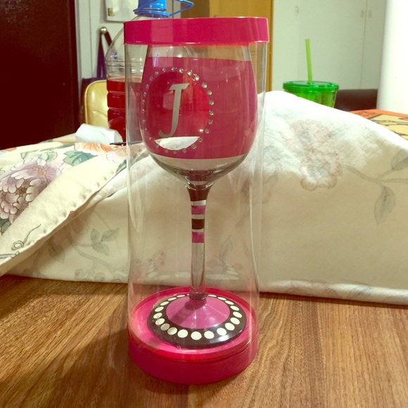 "J" Glass Party Cup