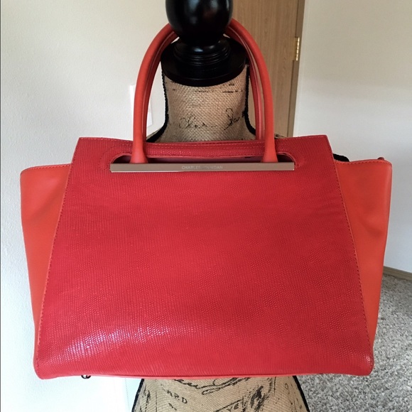 SOLD | Charles Jourdan Paris Karis Tote in Red - Picture 1 of 4