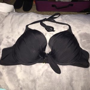 Victoria's Secret black push up bathing suit top