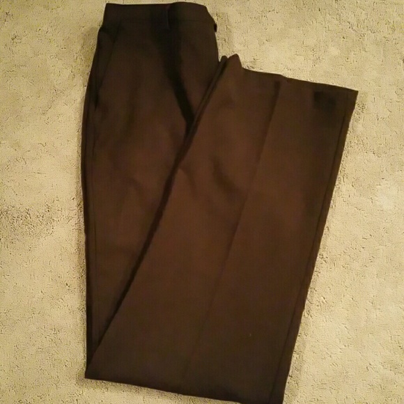 Brown dressy pants.