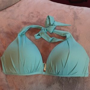 Turquoise bathing suit top
