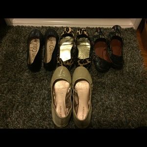 4 pairs of flats
