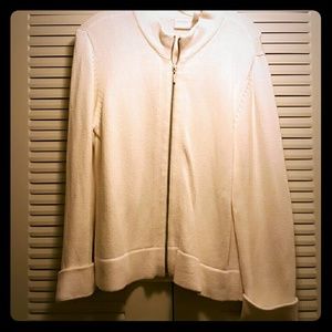 Liz Claiborne sweater zippered jacket sz. Large