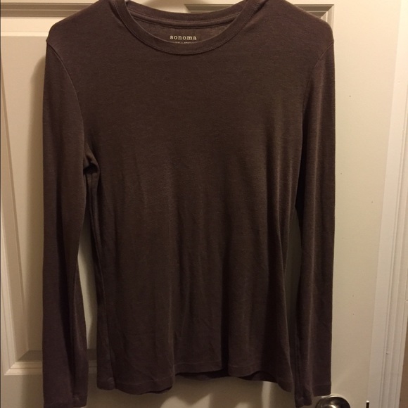 Brown long sleeve top - Picture 1 of 1