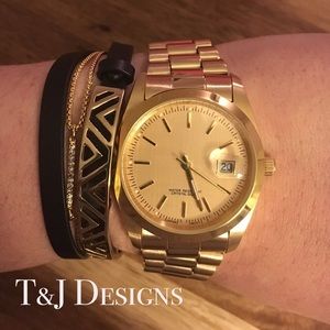 Price drop!! Beautiful Gold Watch by T&J Designs