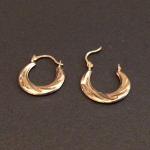 10k Gold Hoop Earrings