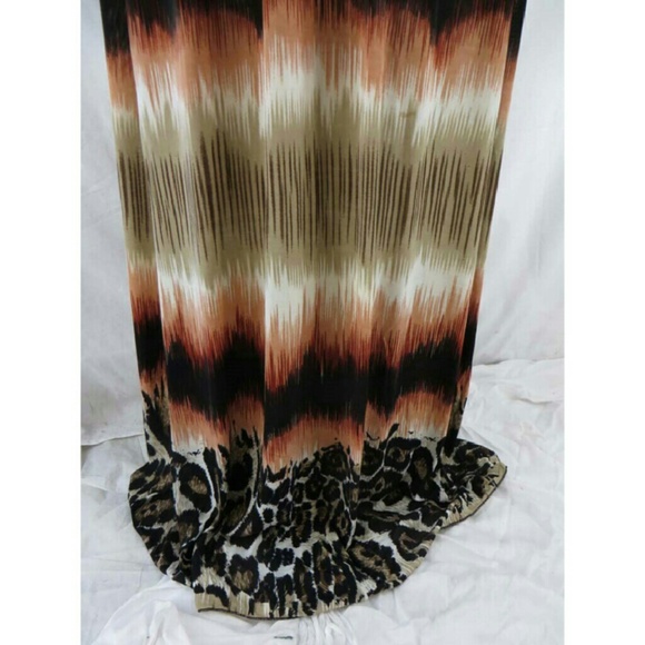 HP ANIMAL PRINT MAXI HALTER DRESS - Picture 4 of 4