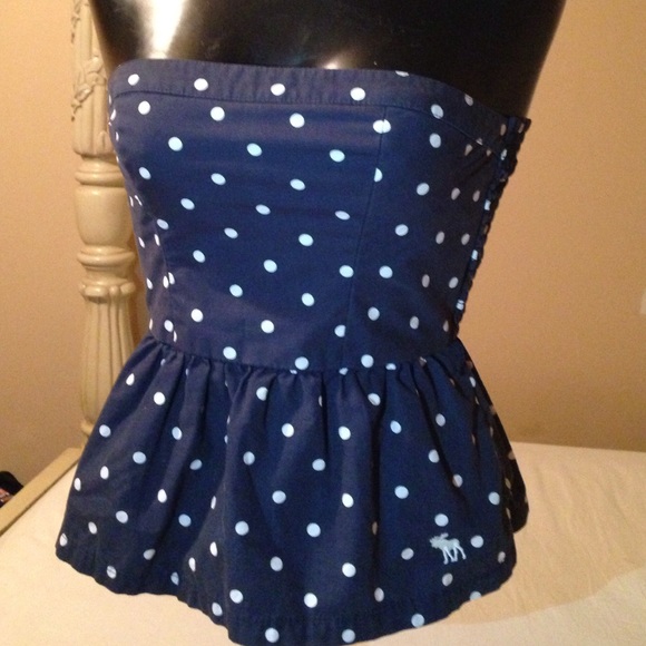 Strapless Abercrombie kids shirt