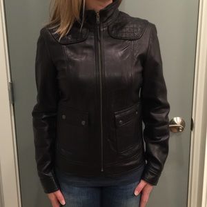 Calvin Klein Jackets & Coats - Calvin Klein Black Leather Moto Jacket Calvin Klein Jackets & Coats - Calvin Klein Black Leather Moto Jacket