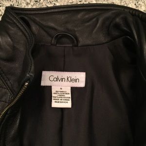 Calvin Klein Jackets & Coats - Calvin Klein Black Leather Moto Jacket Calvin Klein Jackets & Coats - Calvin Klein Black Leather Moto Jacket