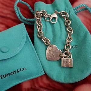 RETIRED Tiffany bracelet and rare charm.