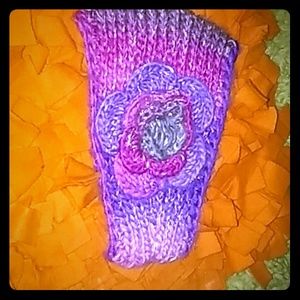 Cute knitted hat.