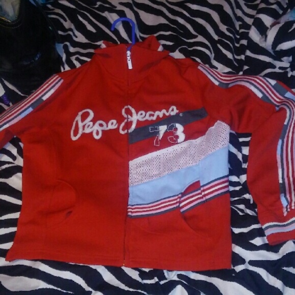 Pepe Jeans red jacket
