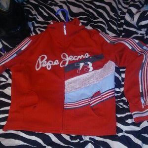 Pepe Jeans red jacket