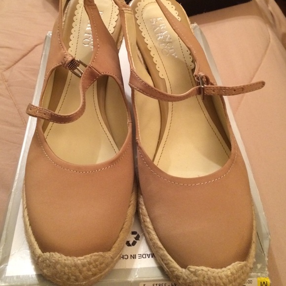 Franco Sarto Queen Satin Wedge