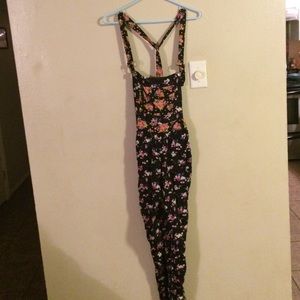 Floral Overalls