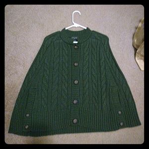 Banana republic poncho size L