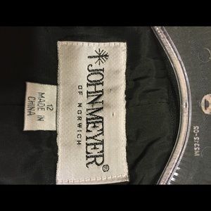 John Meyer Skirt Jacket. Size 12.
