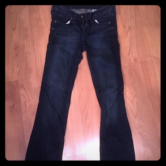 Dark blue jeans