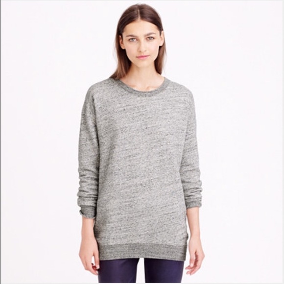J. Crew Tops - J.Crew NWOT Grey Oversized Sweatshirt