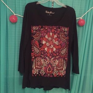 Lucky Brand Shirt 3/4 sleeves