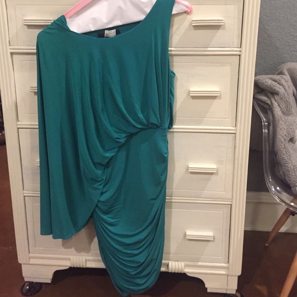 BCBG one shoulder dress