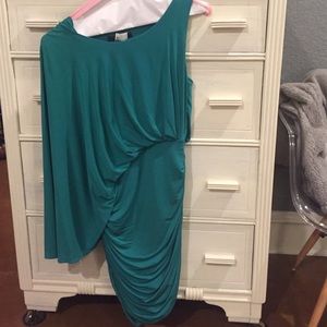 BCBG one shoulder dress