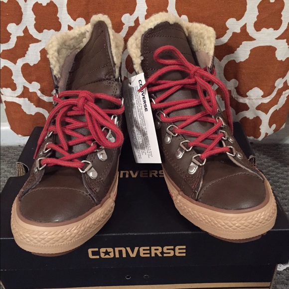 Converse Shoes - Brown Converse High tops